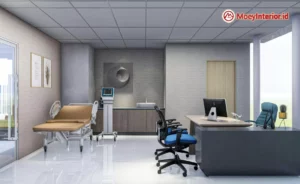Klinik Pandawa Design Interior ruang reception ruang periksa