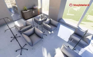 Klinik Pandawa Design Interior ruang santai pasien