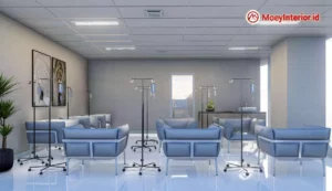 Klinik Pandawa Design Interior ruang tunggu duduk pasien