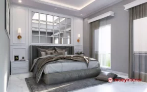 penawaran harga Desain Interior Rumah Bu Dewi bedroom tampak