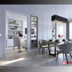 penawaran harga Desain Interior Rumah Bu Dewi ruang makan